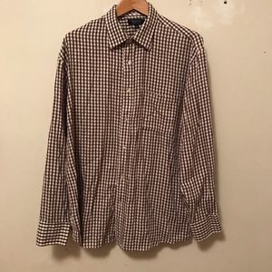 Brown Button Down Lightweight Flannel